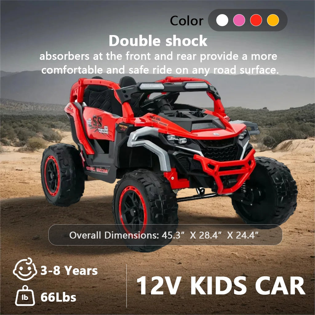 2V Kids Electric Ride-On Truck – 2 Seater UTV