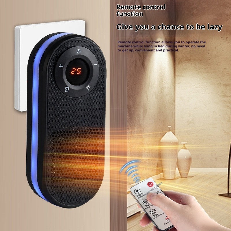 Portable Electric Heater – Remote, LED Display & Timer