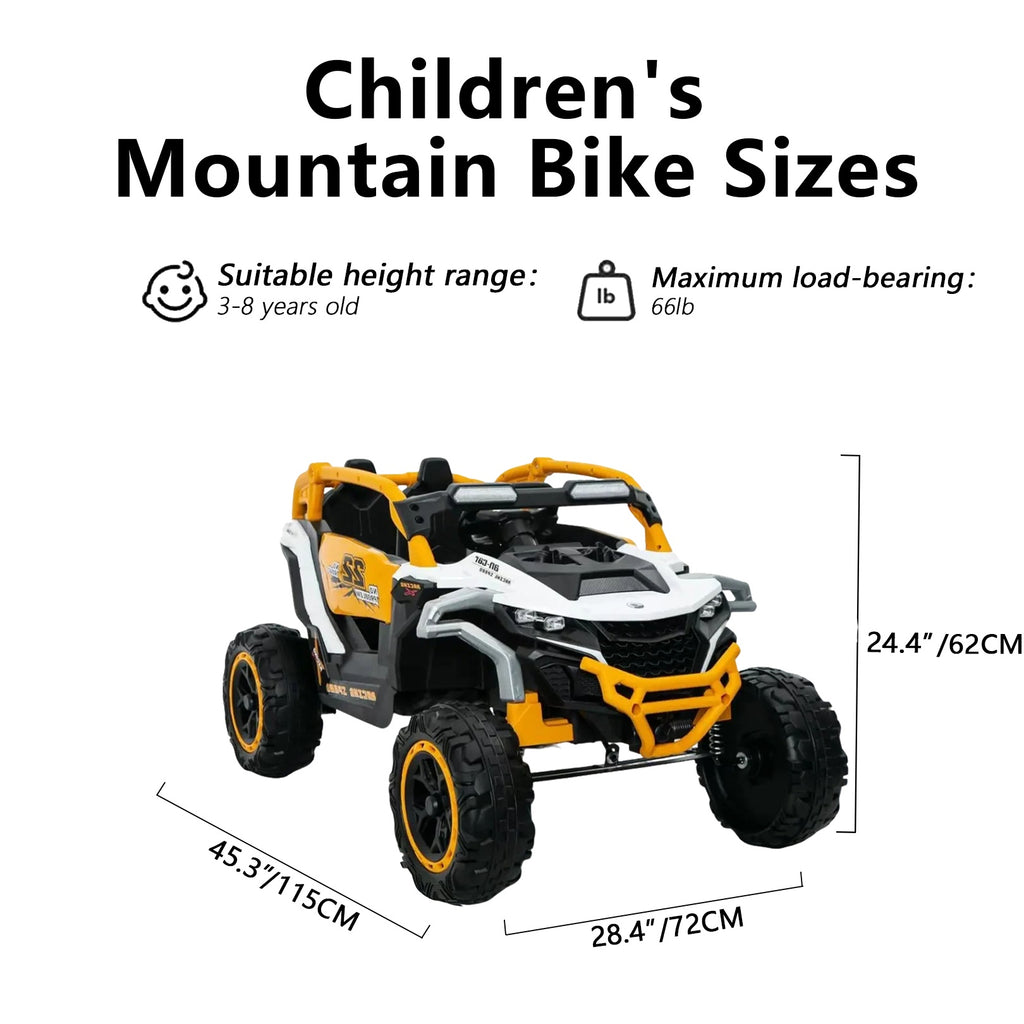 2V Kids Electric Ride-On Truck – 2 Seater UTV