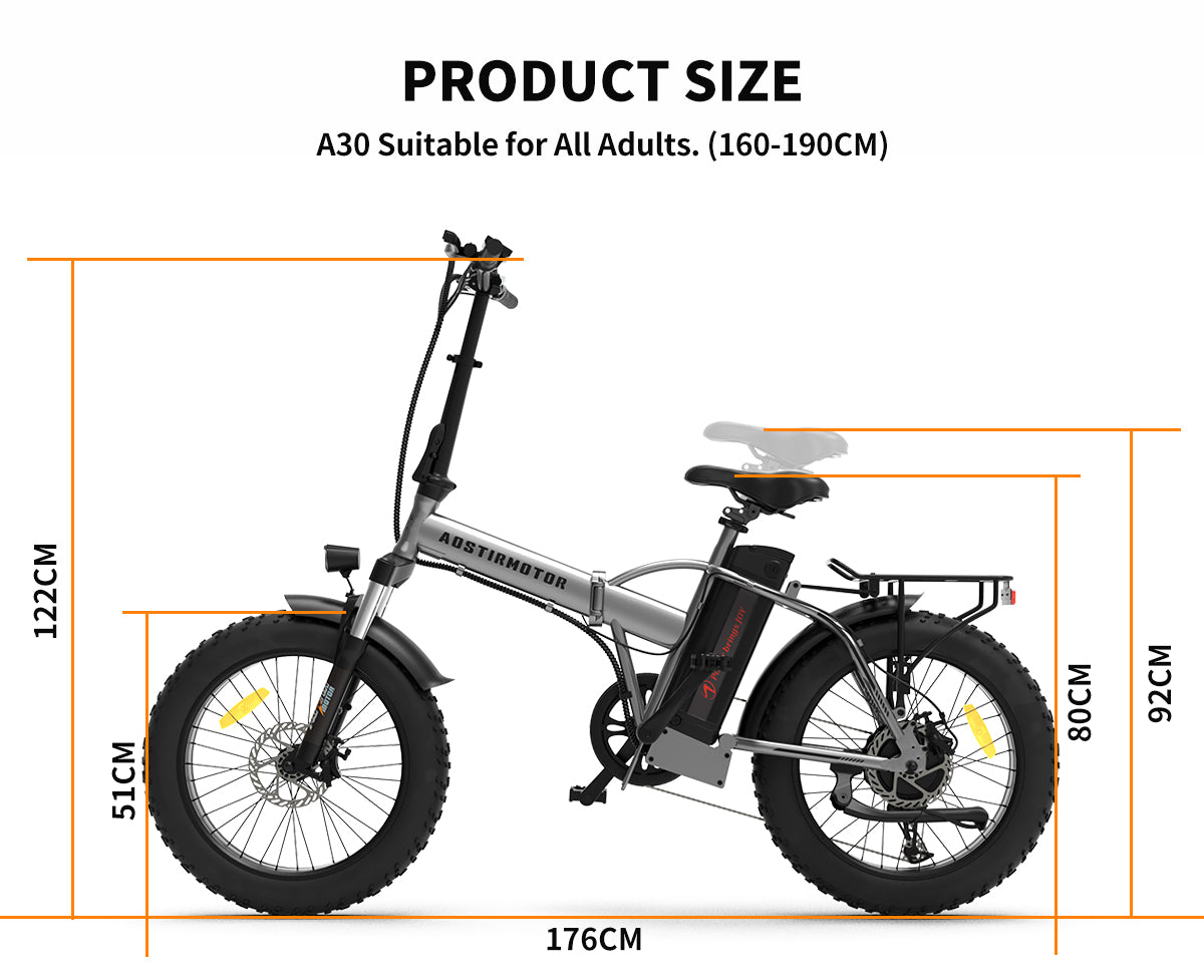 Foldable 20×4.0" Fat Tire Electric Bike