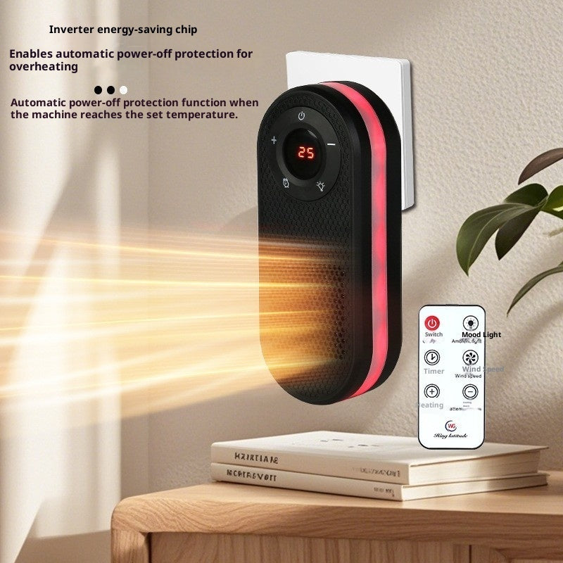 Portable Electric Heater – Remote, LED Display & Timer