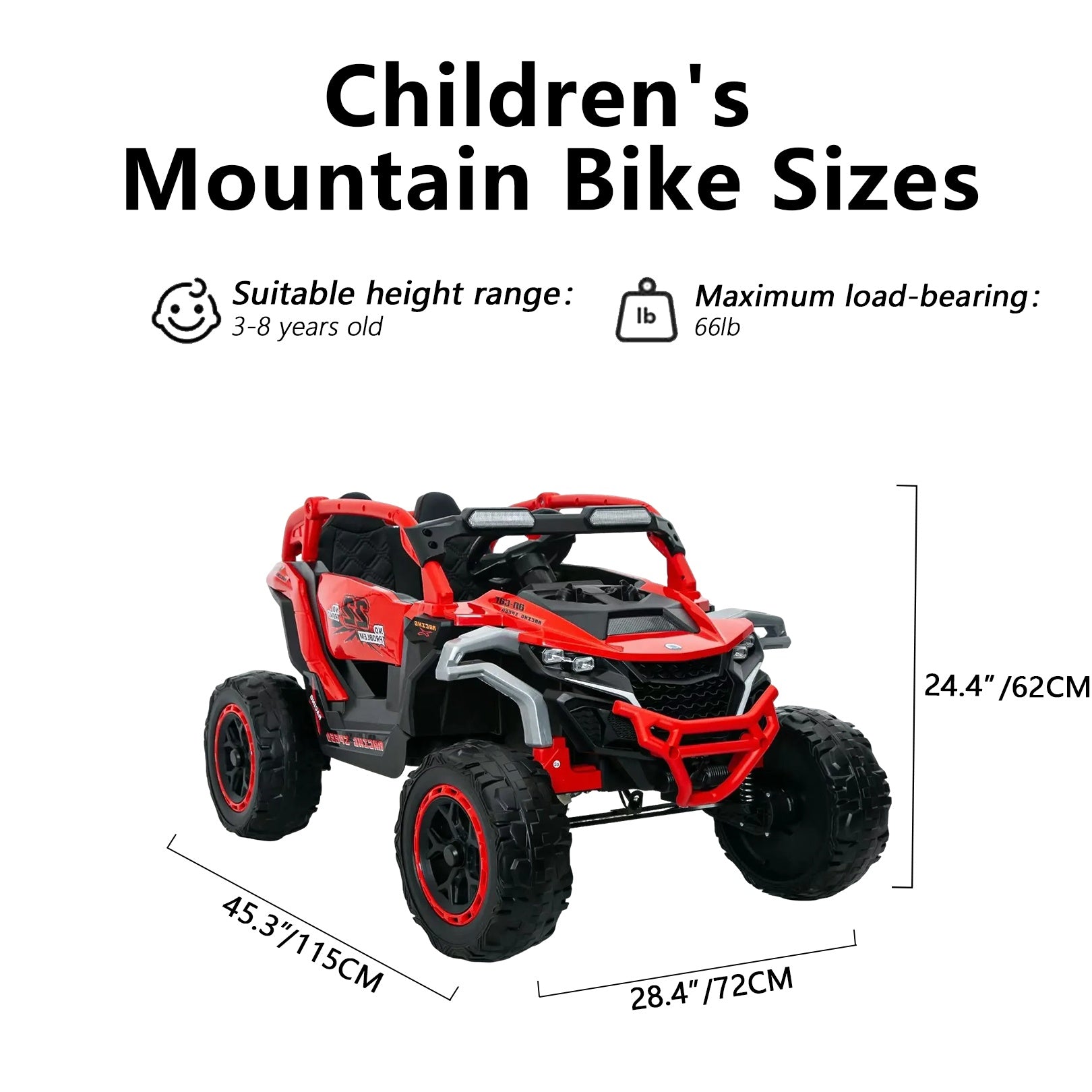 2V Kids Electric Ride-On Truck – 2 Seater UTV