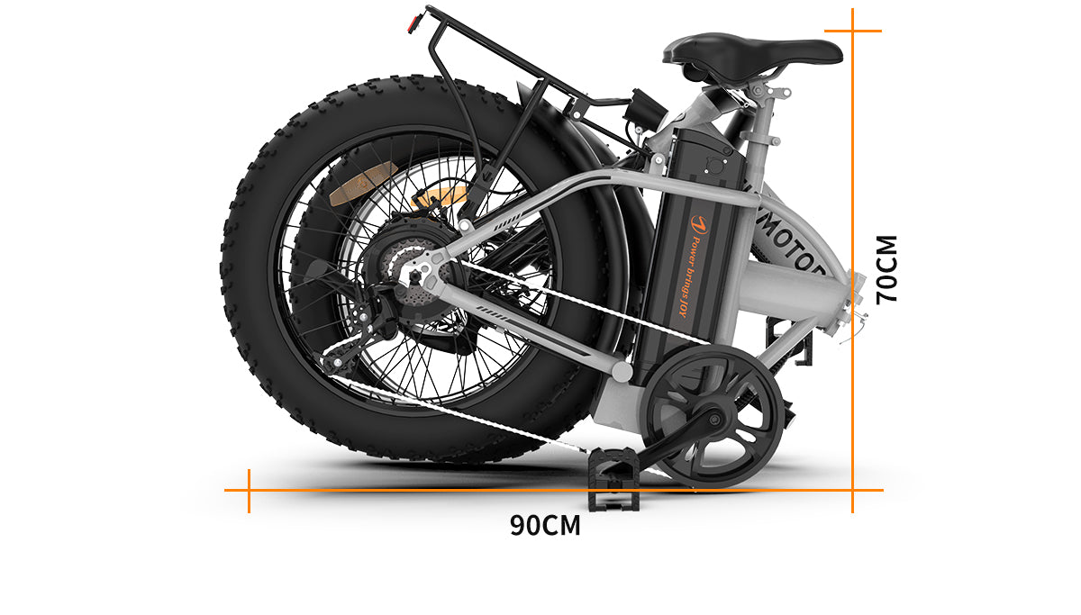 Foldable 20×4.0" Fat Tire Electric Bike