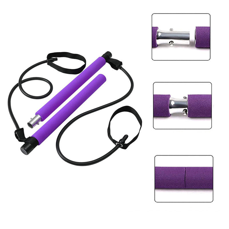 Portable Fitness Resistance Bar – Full Body Workout