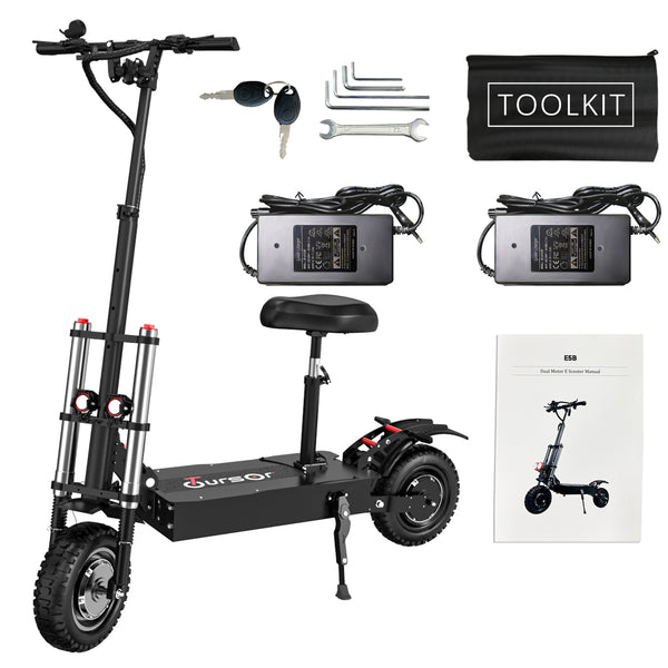 6000W Dual Motor Electric Scooter – 50MPH, Long Range