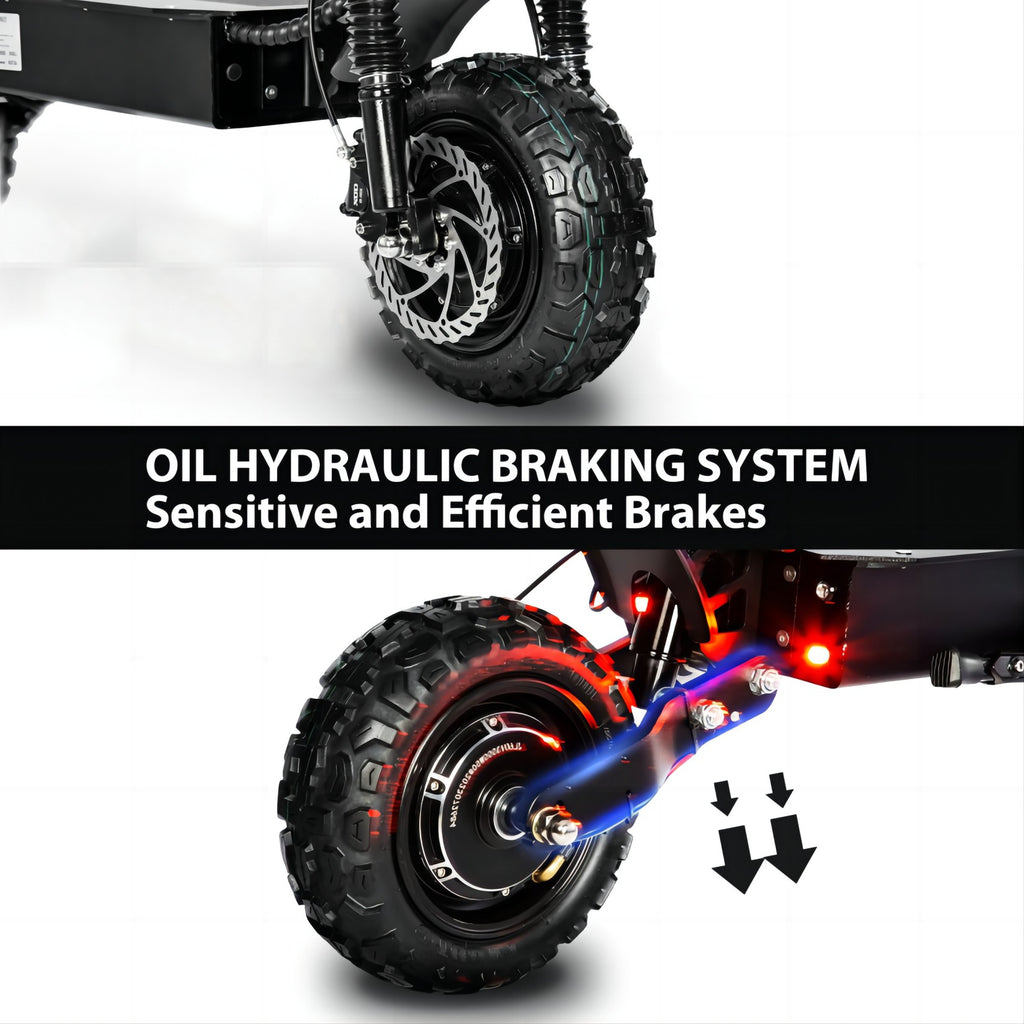 6000W Dual Motor Electric Scooter – 50MPH, Long Range