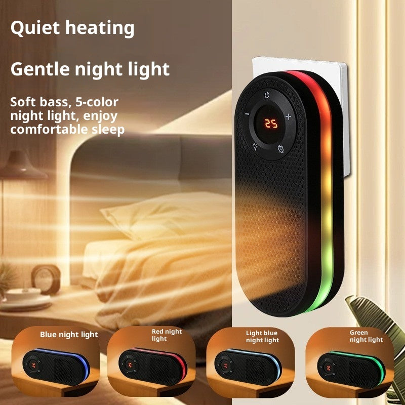 Portable Electric Heater – Remote, LED Display & Timer